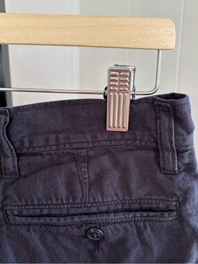 Todd Snyder Hudson Pleated Shorts Nightwatch Navy Cotton Linen Blend Mens 30 NWT